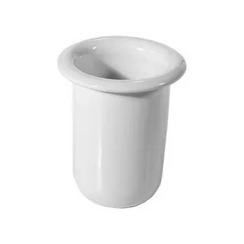 Стакан керамический Bertocci Scacco, белый 10011000000