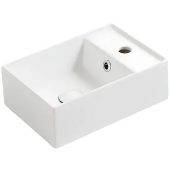 Раковина подвесная/накладная AG 40 bia 40 м левая белый