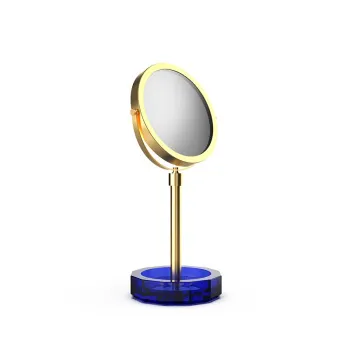 Зеркало косметическое Decor Walther Kristall KR KSA Capri Синий / Золото матовое 941995