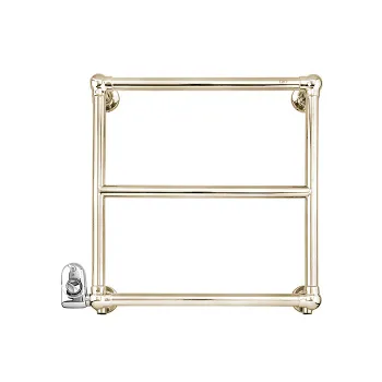 Полотенцесушитель электрический Devon&Devon Iside 660x615x143 мм. термостат хром слева светлое золото PRI5ELSX/CR