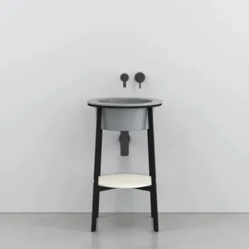 Раковина встраиваемая Cielo I Catini Catino Tondo CALAT BR 50 см серый