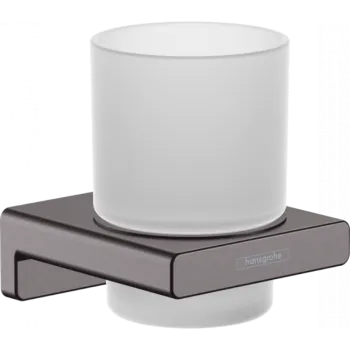 Стакан для зубных щеток hansgrohe AddStoris 41749340 шлифованный черный хром