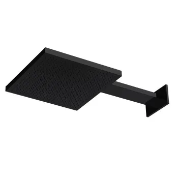 Верхний душ Almar 30х30, 2 режима, с настенным держателем, черный матовый E044277.MB