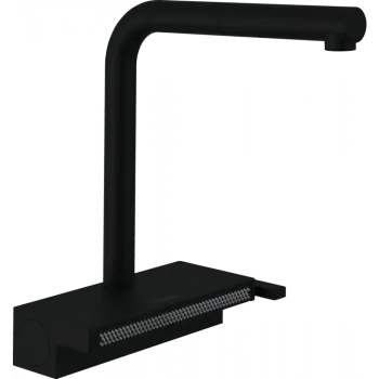 Смеситель для кухни Hansgrohe Aquno Select M81 73830670, чёрный матовый