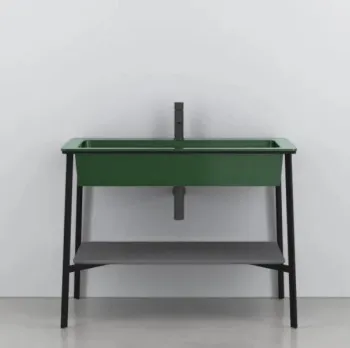 Раковина встраиваемая Cielo I Catini Catino CALARSF AL 110 см зеленый