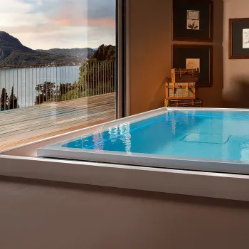 Ванна из искусственного камня Gruppo Treesse Fusion 230x180 V863D+STATA+CROLED centro