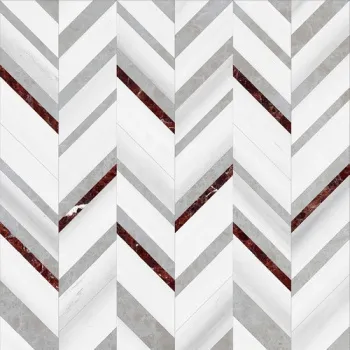 Мрамор Marmocer La Mia Vintage ROCKIES WHITE A 45x45 см MIA-VT-13