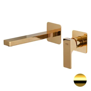 Смеситель для раковины Remer Absolute AU15PLDO золото