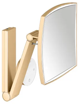 Косметическое зеркало с подсветкой Keuco Ilook_move 20 17613259002 увеличение х5, латунь шлифованный