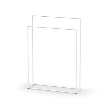 Полотенцедержатель Decor Walther Mikado 86см., напольный, двойной, белый матовый 523050