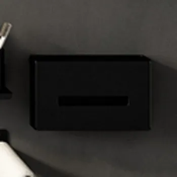 Держатель для бумажных полотенец  Agape Mach 2 подвесной, 24.3x15x8.2, черный AMC20937E