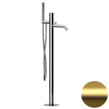 Смеситель для ванны Daniel Trilogy TG678DP золото брашированное