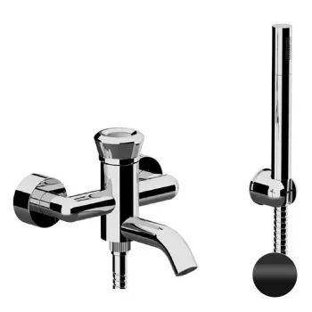 Смеситель для ванны Remer Element  черный матовый ET02NO