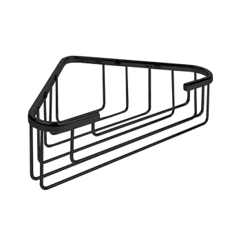 Угловая металлическая полочка Colombo Basic чёрный матовый B2733.NM