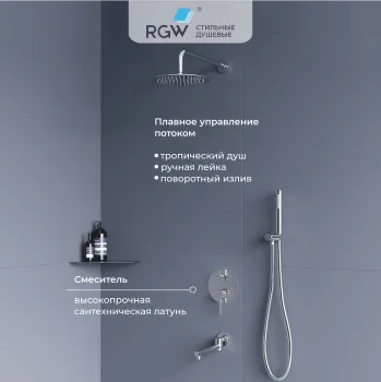 Душевая система скрытого монтажа RGW Shower Panels SP-55 51140855-00