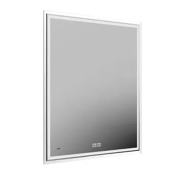 Зеркало TECNO c LED Kerama Marazzi 70 с подсветкой с функцией антизапотевание, белый глянцевый TE.mi.70