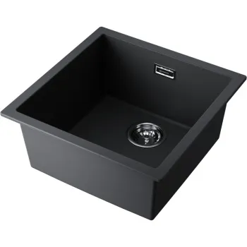 Мойка кухонная Omoikiri Yamakawa 45T-U/I-BL черная 4993302