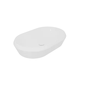 Раковина накладная 65х42 см GSG Ceramic Design Cruise CRLAVOV65000 белый глянцевый