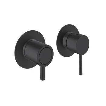 Смеситель для душа Ramonsoler Odisea встраиваемый на 3 выхода чёрный 391513HSNM