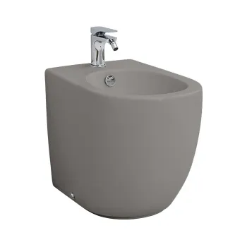 Биде напольное Artceram File 2.0 36х52, с креплениями, с 1 отв под смеситель, grigio FLB002 15 00 grigio oliva