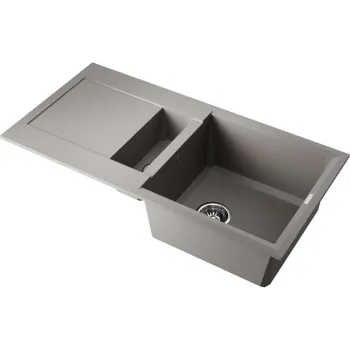 Мойка кухонная Omoikiri Sakaime 86-2-GR leningrad grey 4993560