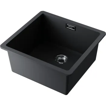 Мойка кухонная Omoikiri Kata 44-U-BL черная 4993403