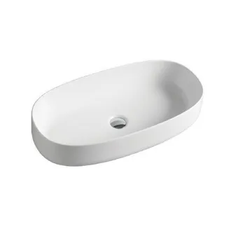 Раковина накладная Artceram Cognac 68x35, saniglaze, белый глянцевый COL005 01 34