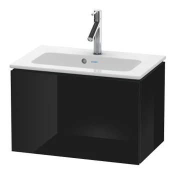 Duravit L-Cube База под раковину  400x620x391, 1 выдв. ящик, цвет черный глянцевый