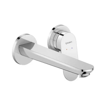 Настенный смеситель для раковины Duravit Wave WA1070004010 хром