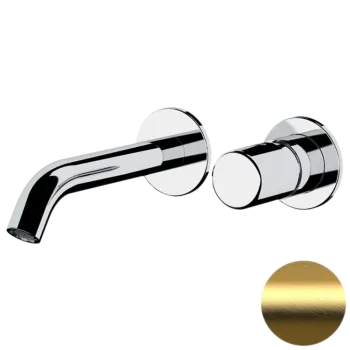 Смеситель для раковины Daniel Trilogy TG632PDP золото брашированное