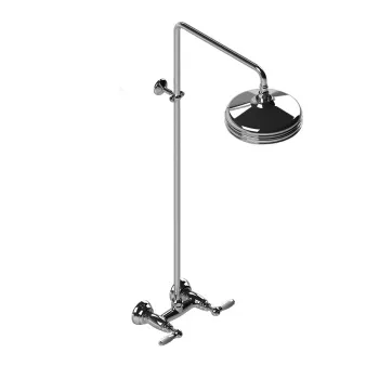 Душевой комплект Stella Italica Leve 3283/301/314A-220: смеситель, штанга+верхний душ 220 хром IL 02412 CR00