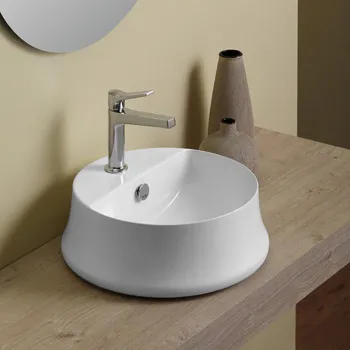 Раковина накладная Simas Sharp SH03bi*1 42 см белый