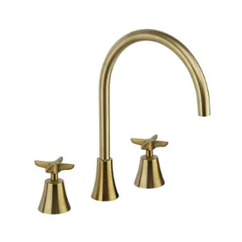 Смеситель для раковины Ramonsoler Adagio на 3 отверстия золото 914201OC