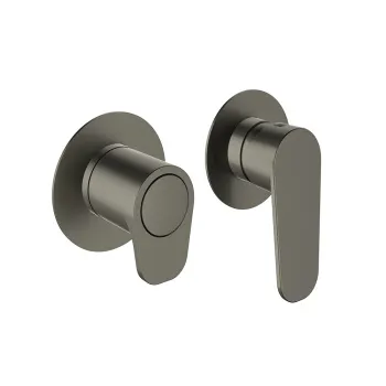 Смеситель для душа Ramonsoler Alexia встраиваемый на 3 выхода графит 361513HSGR