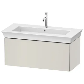 Duravit White Tulip Тумбочка подвесная,  410x984x458 мм, 1 выдвижной ящик, цвет: Nordic White Satin matt