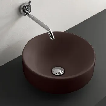 Раковина накладная Kerasan Cento 45, Borgogna matt 355775 Borgogna matt *0