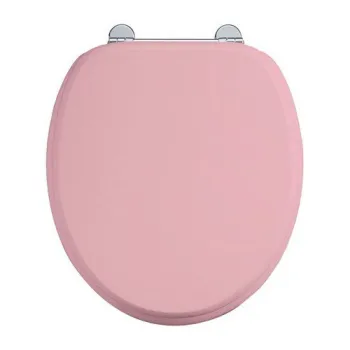 Сиденье для унитаза Burlington Bespoke/Colours S54 CHR розовый