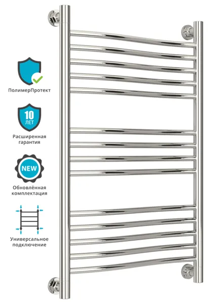 Полотенцесушитель водяной Сунержа Флюид 80x60 00-0222-8060