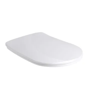 Сиденье для унитаза Kerasan Nolita slim быстросъемное, белый глянц, петли хром, микролифт 539101