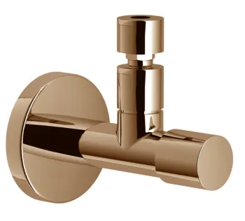 Вентиль угловой Nobili AV00121/21RCP золото