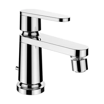Laufen THE NEW CLASSIC смеситель для биде однорычажный, фиксированный излив 110 мм, с донным клапаном, хром
