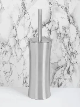 Ершик напольный Nofer Verona 382*105*105 нержавеющая сталь 09078.S матовый