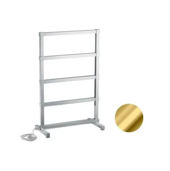 Полотенцесушитель электрический Margaroli Panorama 8554705GONC 70x55 левый золото