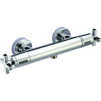 Смеситель термостатический для душа Cisal Barcelona Quad настенный, хром BQT0101021 Акция