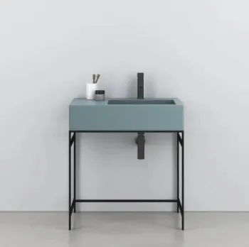 Раковина накладная Cielo I Narcisi NALAMDX PL 76 см правая голубой