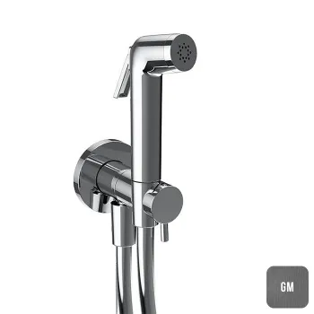 Гигиенический комплект Almar подключение на холодную воду, gun metal brushed pvd E136003.GM