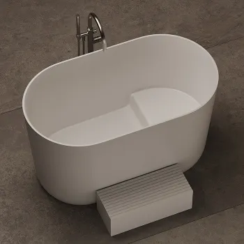 Ступенька для ванны Dea Design Accessories 600х250хh200, белый DD3005 600 18