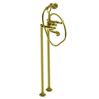Напольный смеситель для ванны Stella Eccelsa Leve 3274CL306 с ручным душем, золото 24К EL 02208 AU00