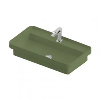 Раковина встраиваемая Artceram Fuori Scala 80х45, 1 отверстие, verde salvia TFL035 44 00