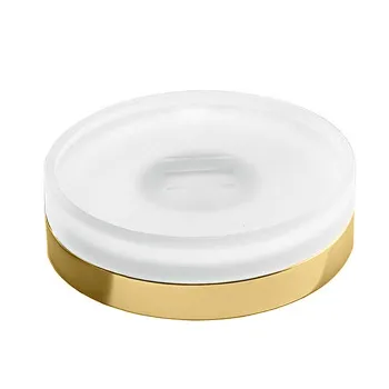 Мыльница настольная Colombo Nordic PVD золото матовое/матовое стекло B5240.OM-VAN